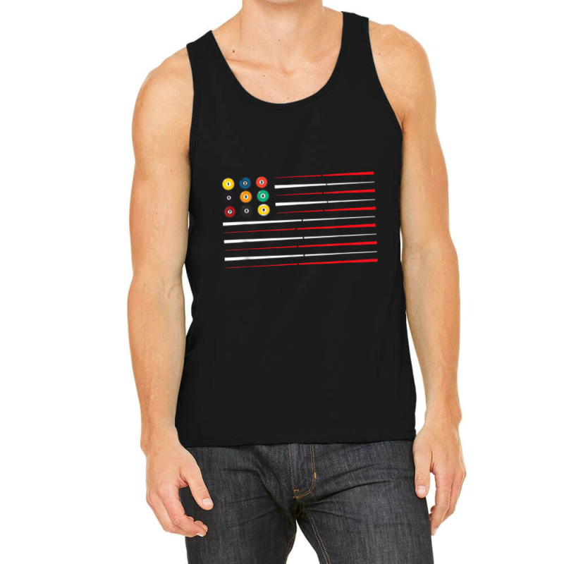 Billiards American Flag Cue Pool Balls Billiard Player Tank Top | Artistshot