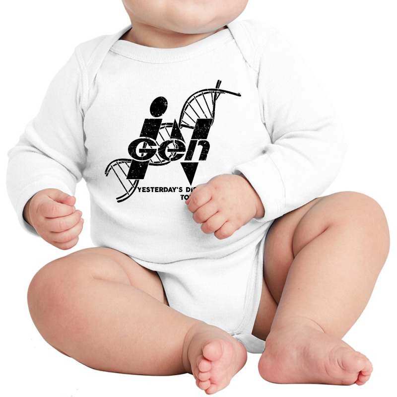 Ingen Distressed Dna Long Sleeve Baby Bodysuit by JarixArt | Artistshot