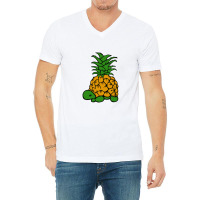 Turtle Pineapple Ocean Beach Summer V-neck Tee | Artistshot