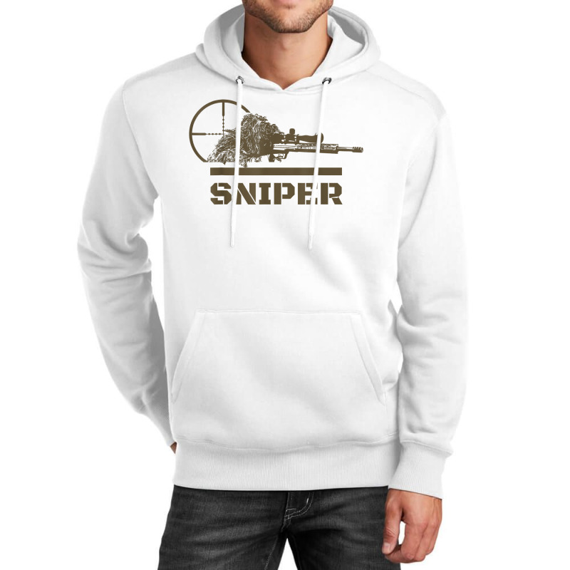 Sniper Ghillie Suit And Reticle Military T Shirt Unisex Hoodie | Artistshot