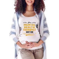 Mental Health Therapist Maternity Scoop Neck T-shirt | Artistshot