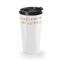 Keep Your Theology Off My Biology Pro Choice Feminist Retro Tank Top Travel Mug | Artistshot