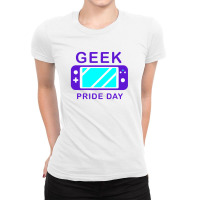 Geek Pride Day With Emulator Game Ladies Fitted T-shirt | Artistshot