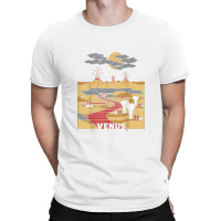 Vintage Retro Venus National Park   Visit Venus Linear Art T-shirt | Artistshot