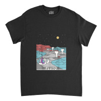 Vintage Retro Pluto National Park   Visit Pluto Linear Art Classic T-shirt | Artistshot