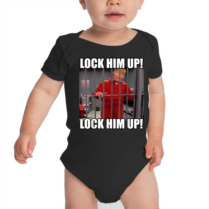 Lock Him Up! (trump Orange Jumpsuit) Baby Bodysuit by copedoire | Artistshot