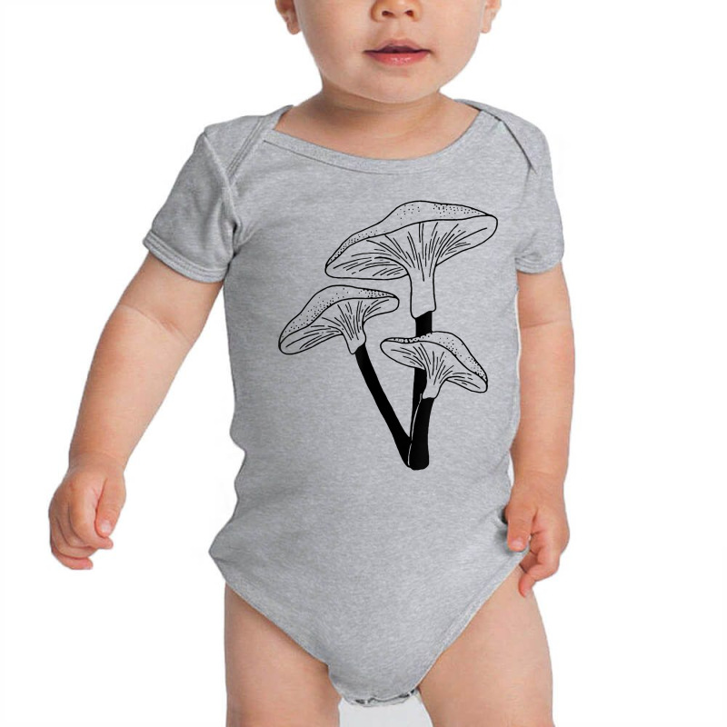 Mycologist Mushroom Hunting Vegans Hunter T Shirt Baby Bodysuit by norhannuchols | Artistshot