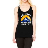 2021 Summer Reeducation Camp Military Re Educate Racerback Tank | Artistshot