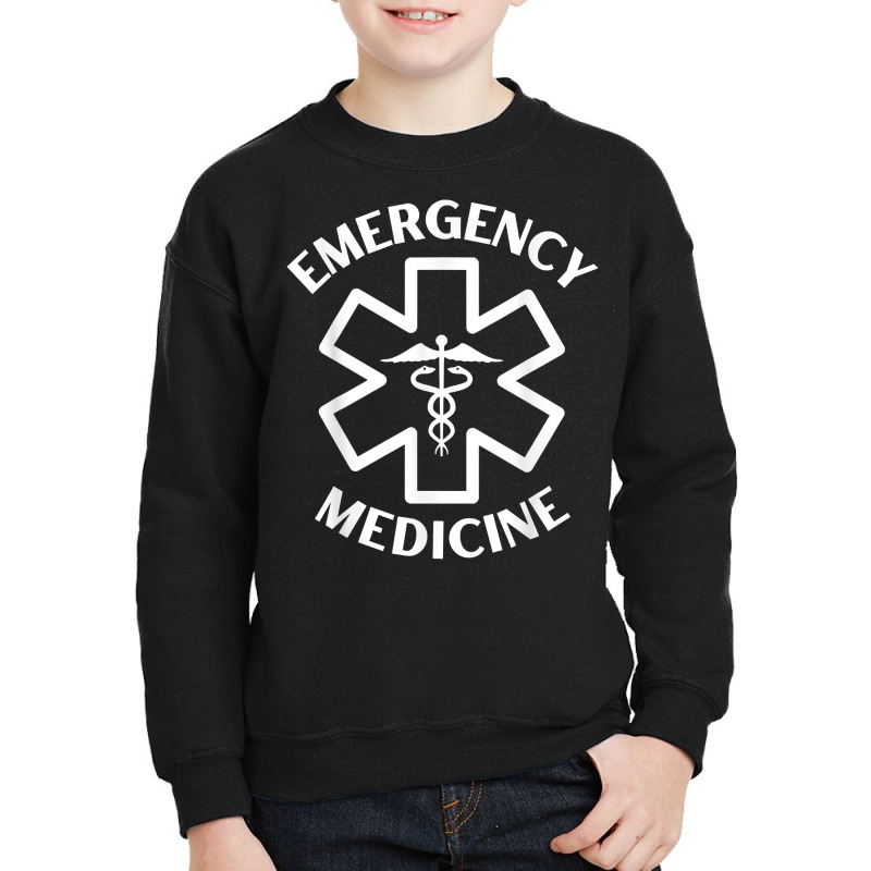 Emergency Medicine Doctor Nurse Er Medical Caduceus T Shirt Youth Sweatshirt | Artistshot