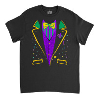 Mardi Gras Tuxedo Costume  Carnival Parade Design Classic T-shirt | Artistshot