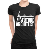 Cool Future Architect Art Boy Girl Kids Architecture Student T Shirt Ladies Fitted T-shirt | Artistshot