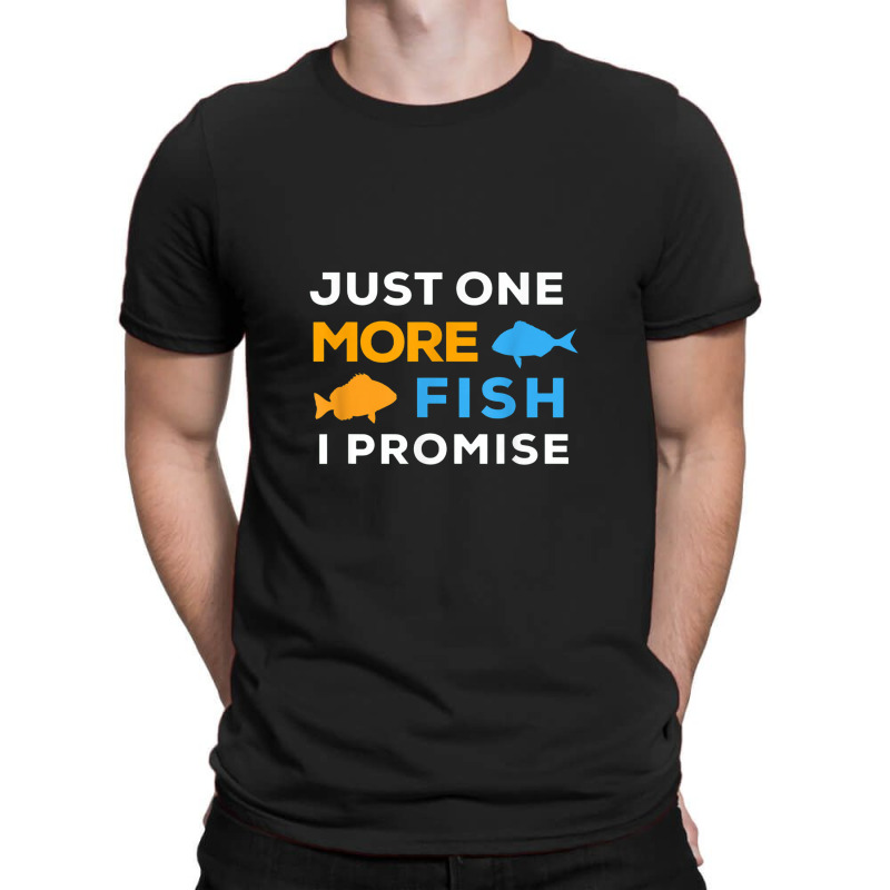 Funny Saltwater Aquarium Joke Just One More Fish I Promise T-Shirt by musuhdalan | Artistshot