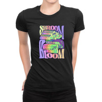 Happy Hippie Shroom Bloom Ladies Fitted T-shirt | Artistshot