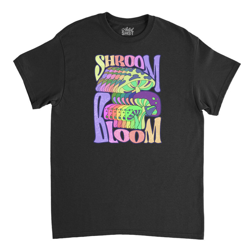 Happy Hippie Shroom Bloom Classic T-shirt by difarinasool | Artistshot