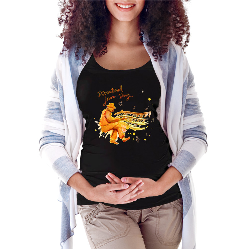 International Jazz Day T  Shirt International Jazz Day T  Shirt Maternity Scoop Neck T-shirt by shawlsuck | Artistshot