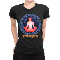 International Yoga Day 2021 T  Shirt International Yoga Day Sukhasana Ladies Fitted T-shirt | Artistshot