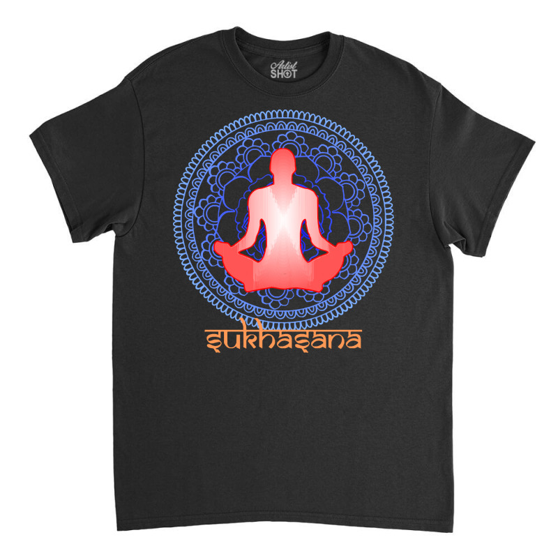 International Yoga Day 2021 T  Shirt International Yoga Day Sukhasana Classic T-shirt by shawlsuck | Artistshot