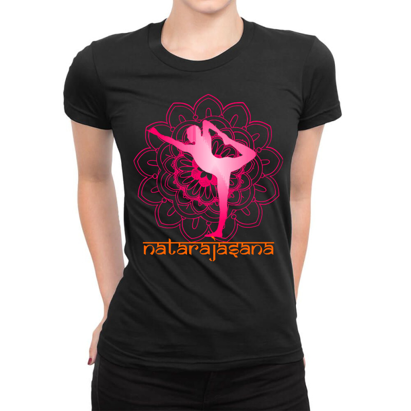 International Yoga Day 2021 T  Shirt Natarajasana Yoga Pose T  Shirt Ladies Fitted T-Shirt by shawlsuck | Artistshot