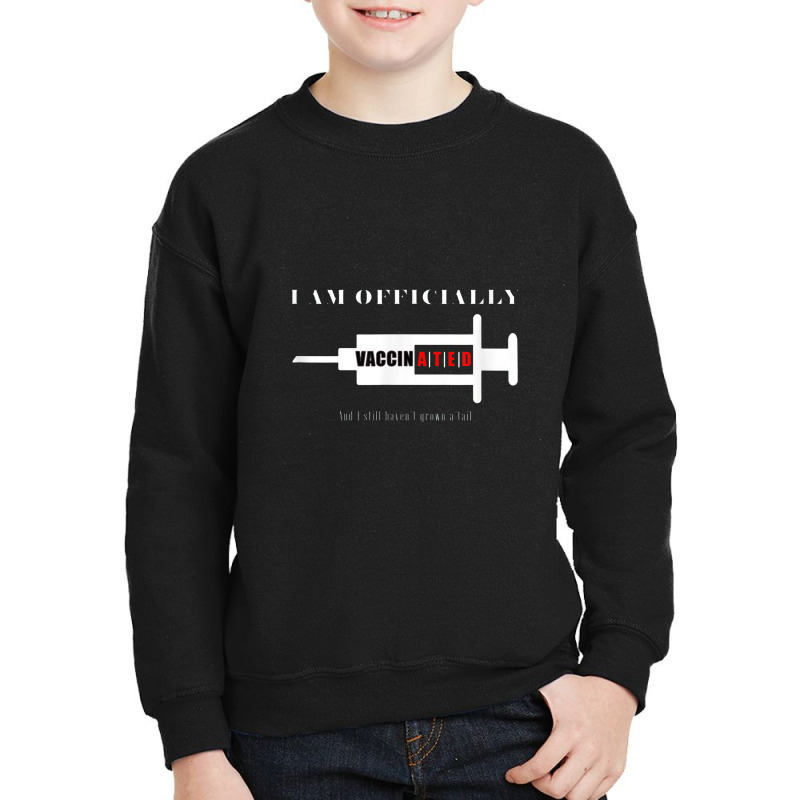 Funny Vaccinated Anti Conspiracy Joke Youth Sweatshirt by musuhdalan | Artistshot