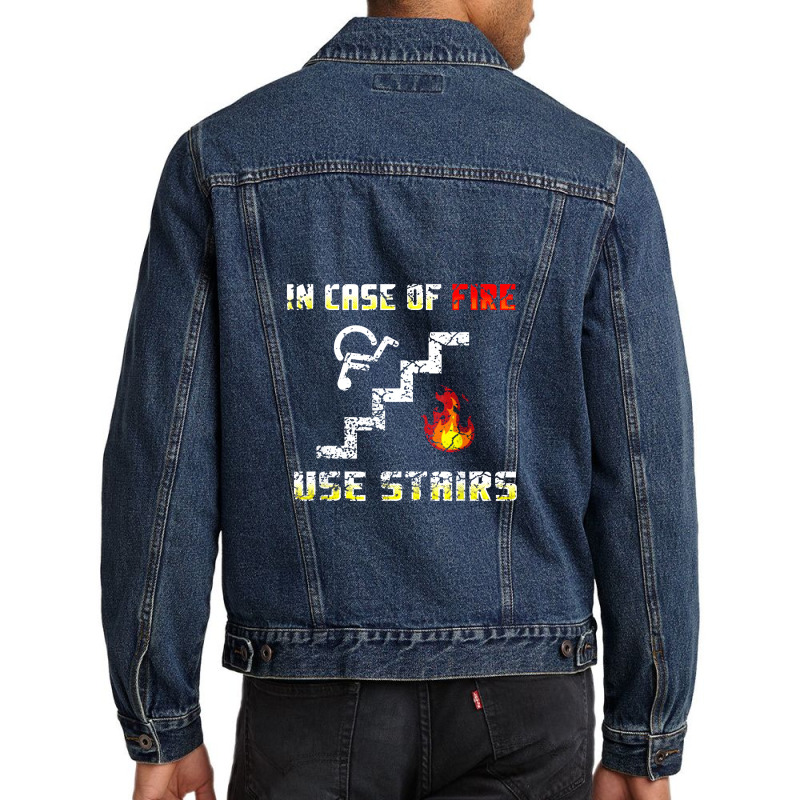 Funny Wheelchair Humor Disability Handicap Men Denim Jacket by musuhdalan | Artistshot