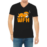 Wfh Tshirt V-neck Tee | Artistshot