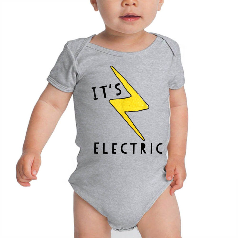 It's Electric, Funny Lightning Bolt Tshirt Baby Bodysuit by waltervanderwilt1 | Artistshot