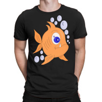 Cartoon Fish T  Shirt Fish With A Sharp Tooth T  Shirt T-shirt | Artistshot