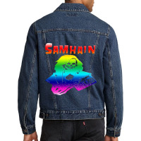 Samhaln L0g0 Designs Men Denim Jacket | Artistshot