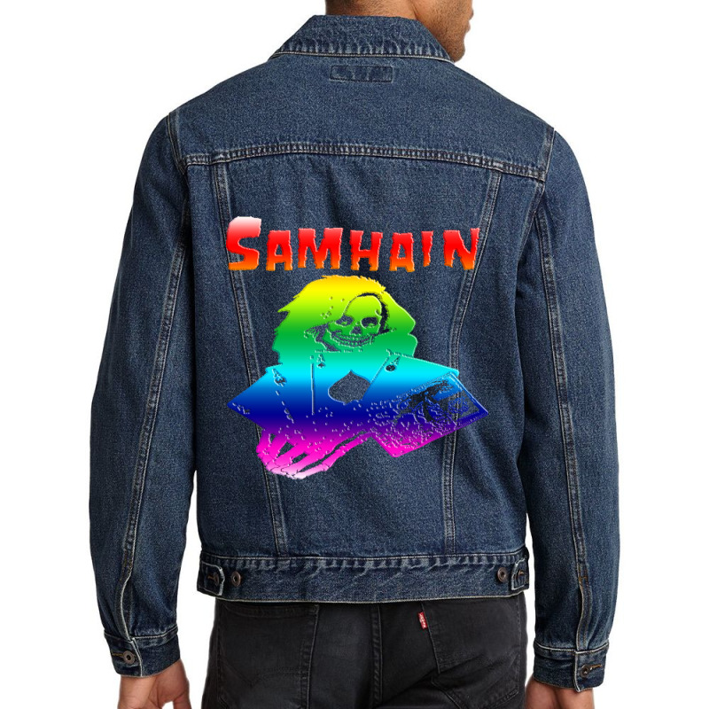 Samhaln L0g0 Designs Men Denim Jacket by denadashop | Artistshot