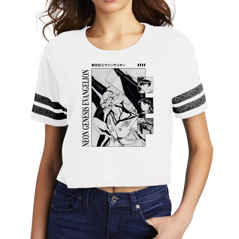 Neon Genesis Summer Gift Scorecard Crop Tee by lizzietempletion | Artistshot