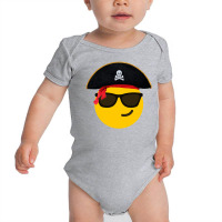 Sunglasses Smile Hat Pirates Baby Bodysuit | Artistshot