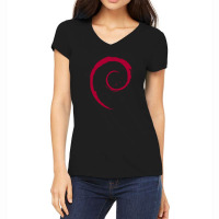 Debian Women's V-neck T-shirt | Artistshot