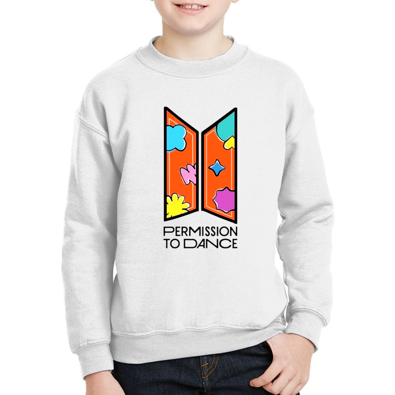 Permission To Dance Popular Youth Sweatshirt | Artistshot