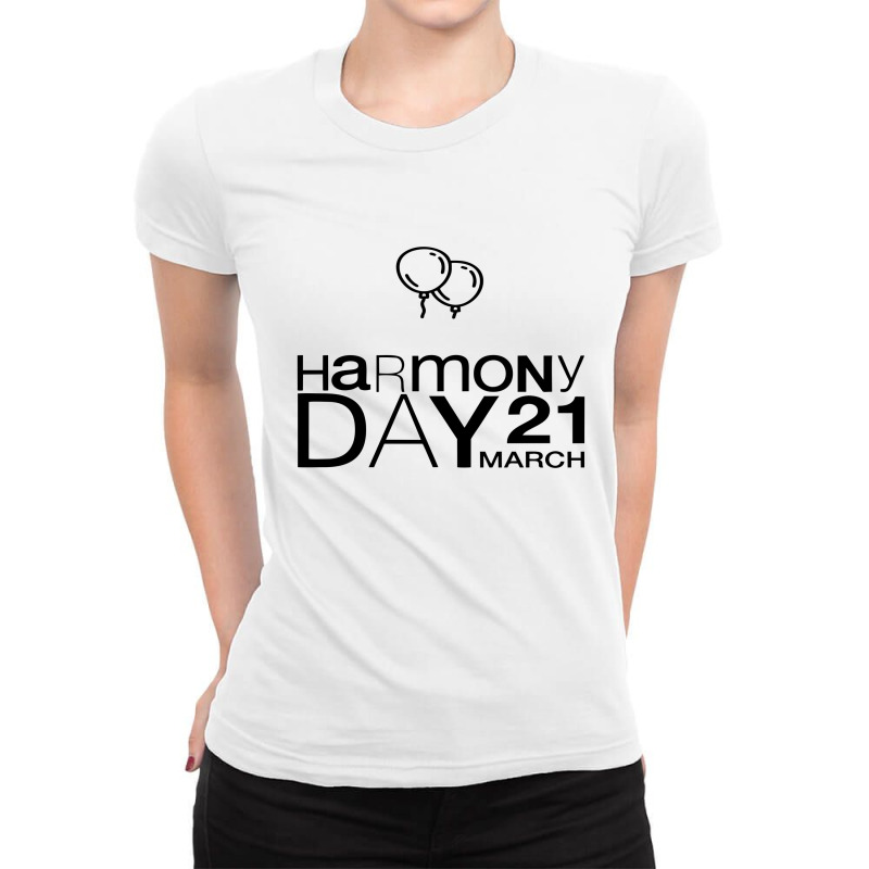 Harmonyday Ladies Fitted T-Shirt by harduvines | Artistshot