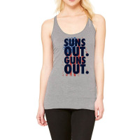 Suns Out Guns Out Tank Top Men Women 4th Of July Usa Flag Tank Top Racerback Tank | Artistshot