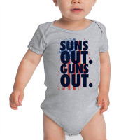 Suns Out Guns Out Tank Top Men Women 4th Of July Usa Flag Tank Top Baby Bodysuit | Artistshot