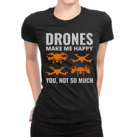 Fpv Drone Racing Quadcopters Rc Pilot Aerial Sports Ladies Fitted T-shirt | Artistshot