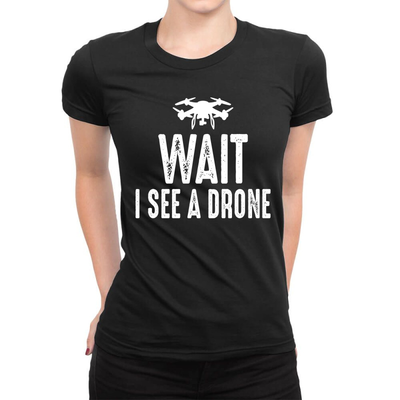 Fpv Drone Racing Quadcopters Rc Pilot Aerial Sports Ladies Fitted T-Shirt by Tasteful Tees | Artistshot