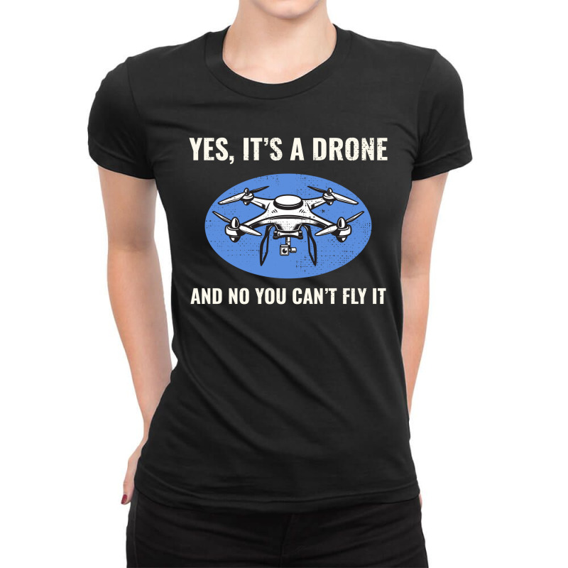 Fpv Drone Racing Quadcopters Rc Pilot Aerial Sports Ladies Fitted T-Shirt by Tasteful Tees | Artistshot