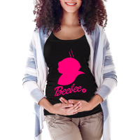 I Am A Bb Girl Maternity Scoop Neck T-shirt | Artistshot