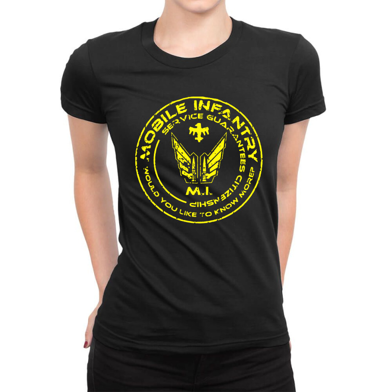 Starship Mobile Ladies Fitted T-Shirt by Kamprett Apparel | Artistshot