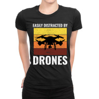 Fpv Drone Racing Quadcopters Rc Pilot Aerial Sports Ladies Fitted T-shirt | Artistshot