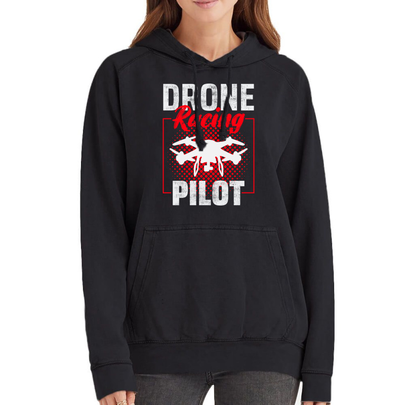 Fpv Drone Racing Quadcopters Rc Pilot Aerial Sports Vintage Hoodie by Tasteful Tees | Artistshot