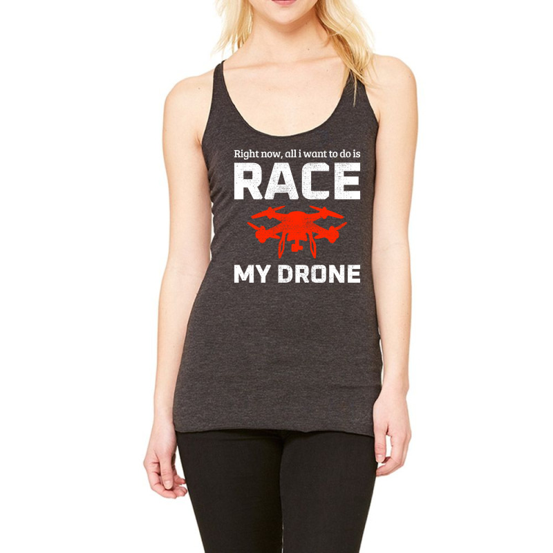 Fpv Drone Racing Quadcopters Rc Pilot Aerial Sports Racerback Tank by Tasteful Tees | Artistshot