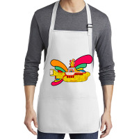 Hand Drawn Yellow Submarine Medium-length Apron | Artistshot