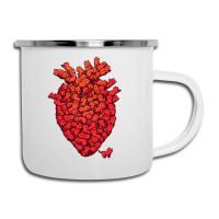 I Love Cat Heart Camper Cup | Artistshot