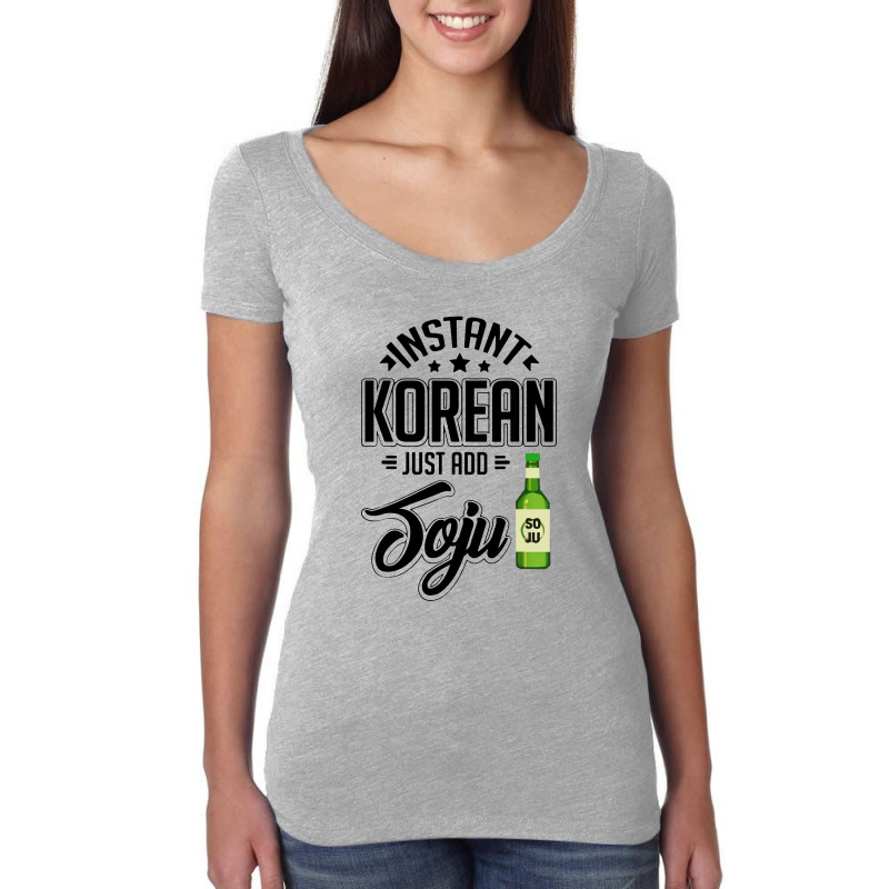 Instant Korean Just Add Drink Women's Triblend Scoop T-shirt by Kamprett Apparel | Artistshot