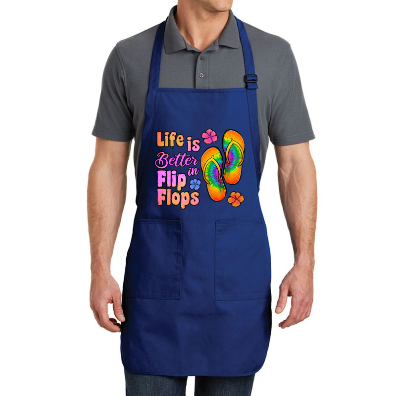 Life Is Better In Flip Flops Full-length Apron | Artistshot