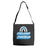 Diabetes Awareness Freeloadin Pancreas Type One Insulin Depe T Shirt Adjustable Strap Totes | Artistshot