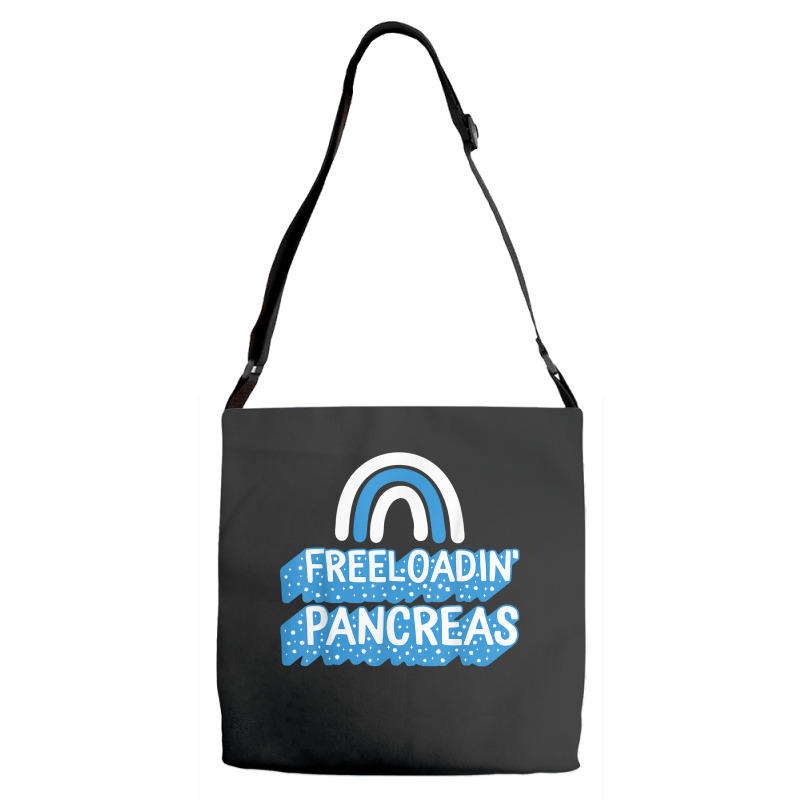 Diabetes Awareness Freeloadin Pancreas Type One Insulin Depe T Shirt Adjustable Strap Totes by gillanbepicaia | Artistshot